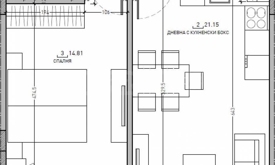 Продава 2-СТАЕН, гр. София, Малинова долина, снимка 2 - Апартаменти - 55804152