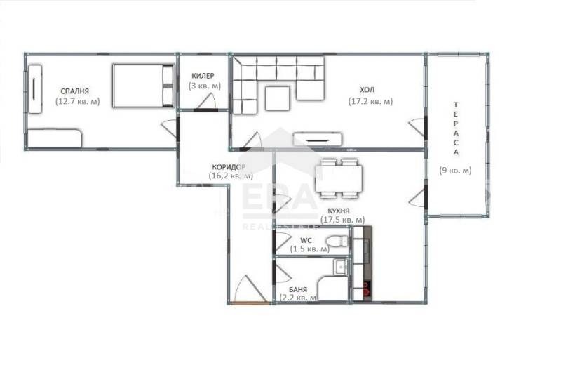 Продава 2-СТАЕН, гр. Варна, Лятно кино Тракия, снимка 2 - Апартаменти - 54938190