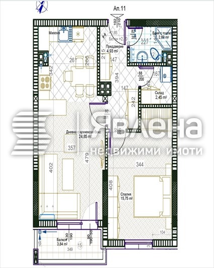 Продава 2-СТАЕН, гр. Пловдив, Христо Смирненски, снимка 2 - Апартаменти - 55548374