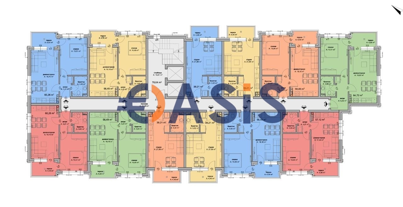 Продава 2-СТАЕН, к.к. Слънчев бряг, област Бургас, снимка 10 - Апартаменти - 53796991