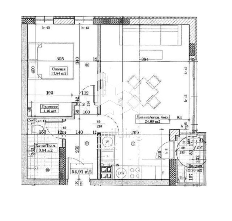 Продава 2-СТАЕН в град Варна, Изгрев - 64 кв.м / 130 715 € » 255 656.32 лв., БИЛДИНГ БОКС