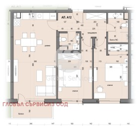 3-стаен град София, Славия