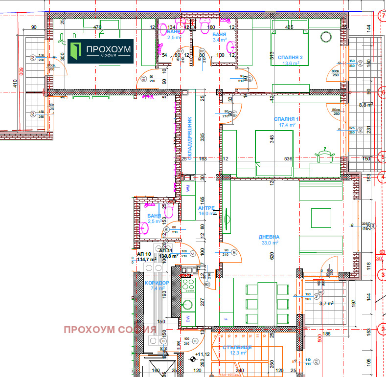 Продава 4-СТАЕН, гр. София, Хаджи Димитър, снимка 2 - Апартаменти - 54189684
