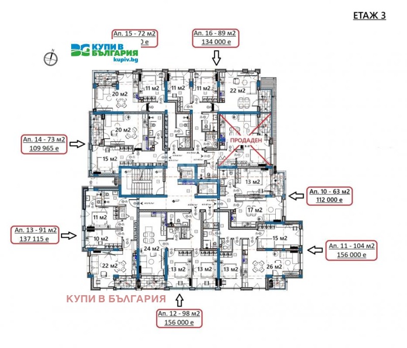 Продава 2-СТАЕН, гр. Варна, Изгрев, снимка 4 - Апартаменти - 50004529