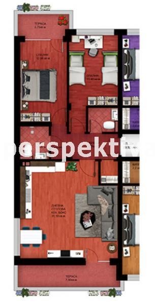 Продава 3-СТАЕН, гр. Пловдив, Христо Смирненски, снимка 5 - Апартаменти - 52476007