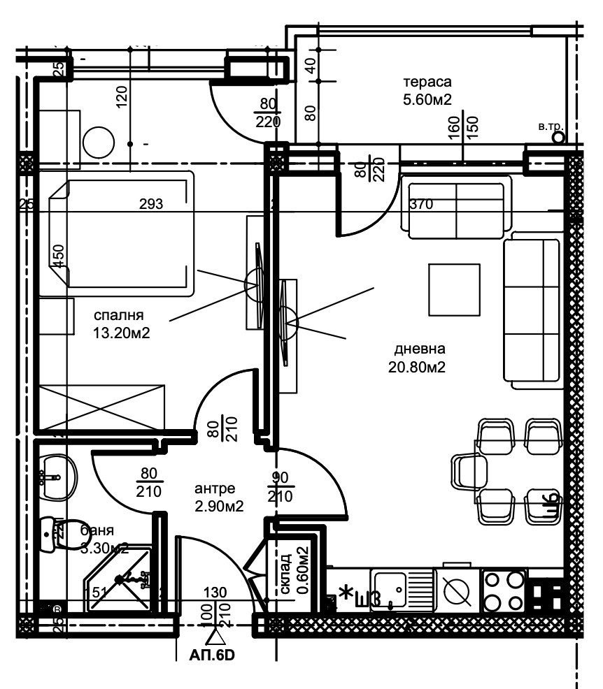 Продава 2-СТАЕН, гр. Пловдив, Беломорски, снимка 2 - Апартаменти - 53813534
