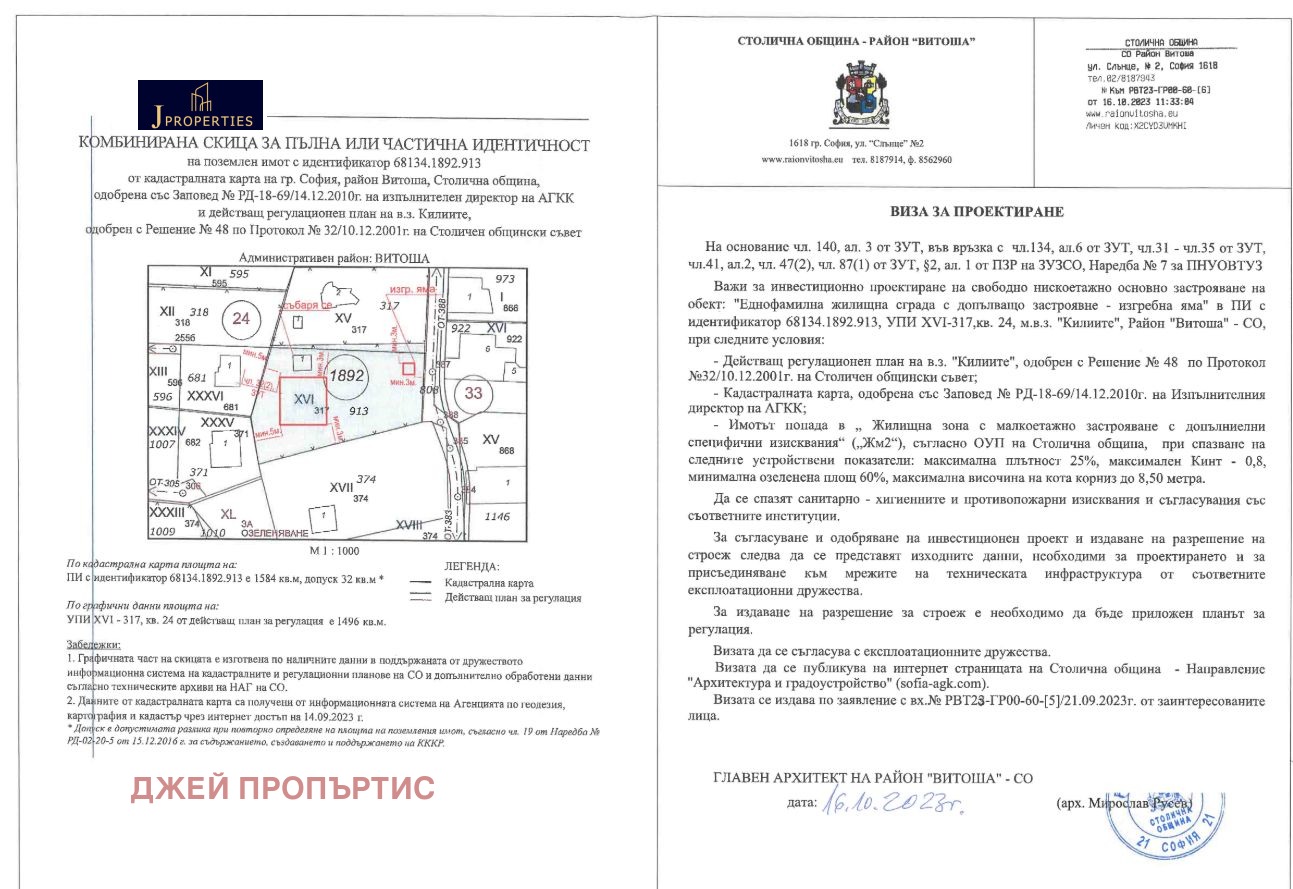 Продава ПАРЦЕЛ, гр. София, Княжево