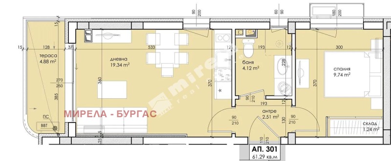 Продава 2-СТАЕН, гр. Созопол, област Бургас