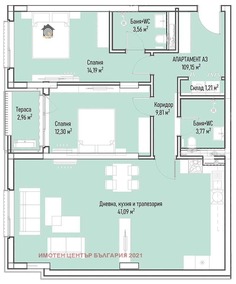 Продава 3-СТАЕН, град София, Младост 4 • 263999 € • 87686331 — Holmes.bg