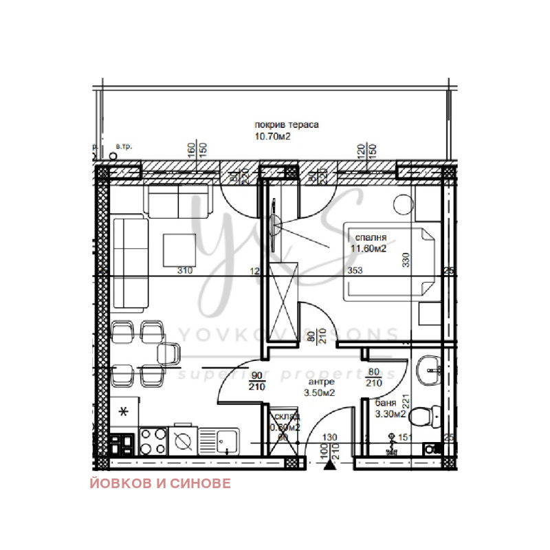 Zu verkaufen  1 Schlafzimmer Plowdiw , Belomorski , 61 qm | 85342181