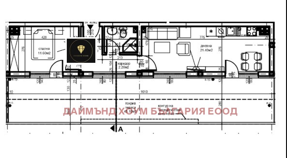 Продаја  1 спаваћа соба Пловдив , Христо Смирненски , 109 м2 | 97842681 - слика [2]