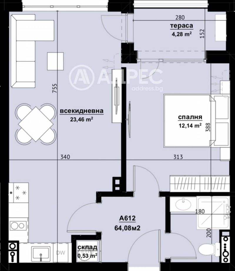 Продава 2-СТАЕН, гр. Бургас, област Бургас, снимка 3 - Апартаменти - 52810356