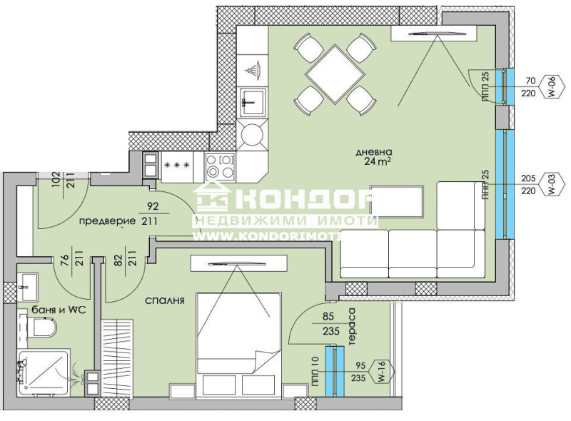 Eladó  1 hálószoba Plovdiv , Centar , 64 négyzetméter | 12738602 - kép [7]