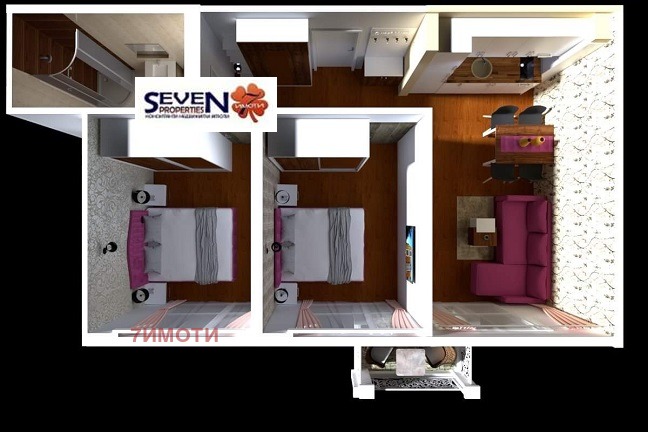 Продается  2 спальни область Бургас , к.к. Слънчев бряг , 81 кв.м | 92345879 - изображение [9]