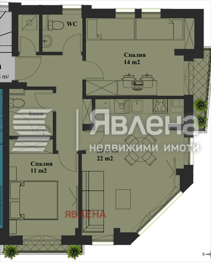 Продава 3-СТАЕН, гр. София, Банишора