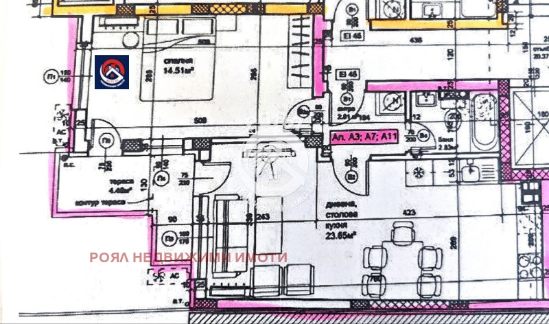 Till salu  1 sovrum Plovdiv , Hristo Smirnenski , 75 kvm | 59396981 - bild [2]