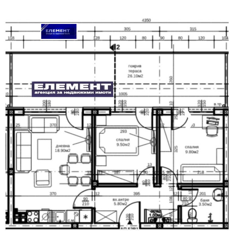 Продава 3-СТАЕН, гр. Пловдив, Южен, снимка 8 - Апартаменти - 53252431