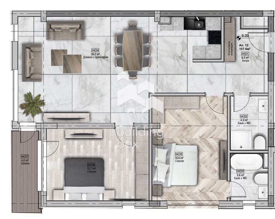 Продава 3-СТАЕН, гр. София, Горна баня, снимка 13 - Апартаменти - 55662081