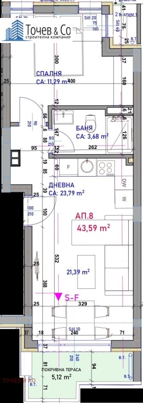 2-стаен град Бургас, Крайморие 1