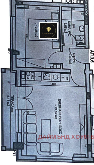 Продава 2-СТАЕН, гр. Пловдив, Христо Смирненски, снимка 2 - Aпартаменти - 47361885