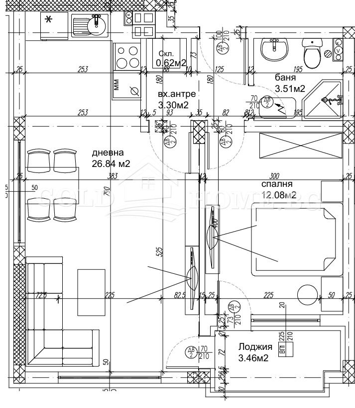 Продава 2-СТАЕН, гр. Пловдив, Остромила, снимка 2 - Апартаменти - 53350195