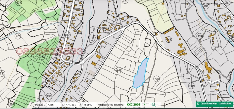 Продава ПАРЦЕЛ, гр. Априлци, област Ловеч