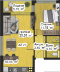 Продава 2-СТАЕН, град Пловдив, Западен • 107909 € • 96530023 — Holmes.bg
