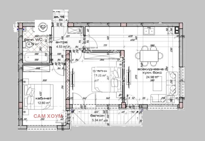 На продаж  2 спальні Варна , Виница , 94 кв.м | 58191037 - зображення [4]