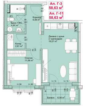 1 slaapkamer Sozopol, regio Boergas 6
