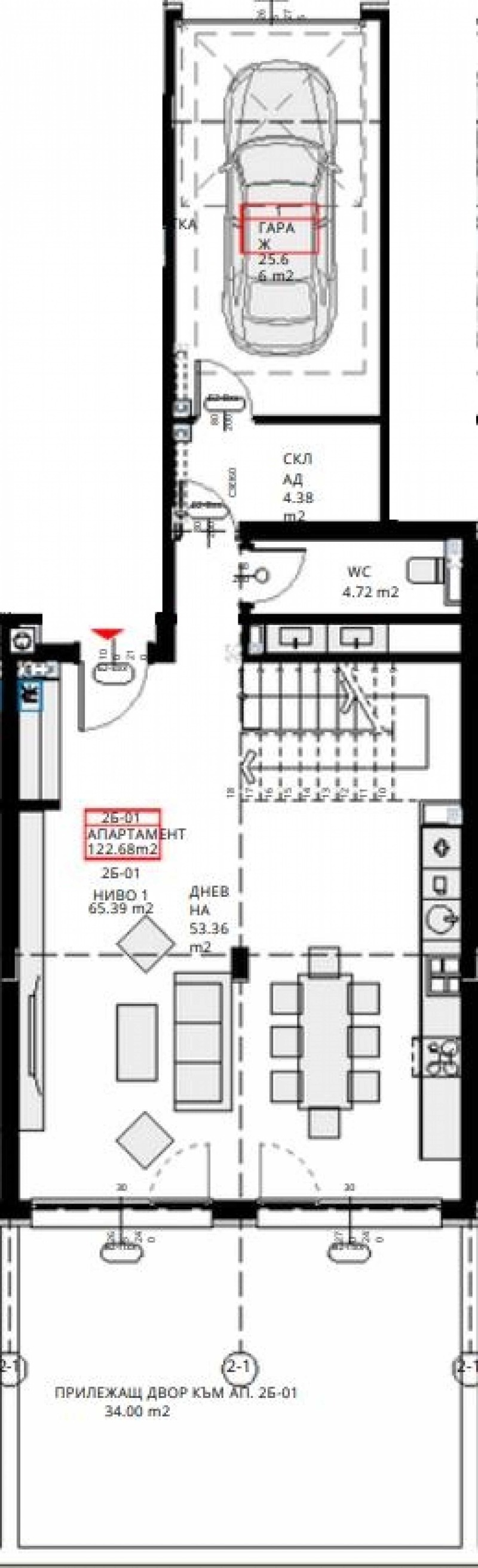 Продава МЕЗОНЕТ, гр. София, Кръстова вада, снимка 7 - Aпартаменти - 48239489