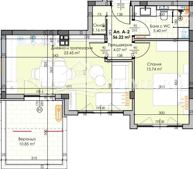 Продава 2-СТАЕН, гр. Пловдив, Остромила, снимка 5 - Апартаменти - 55570285