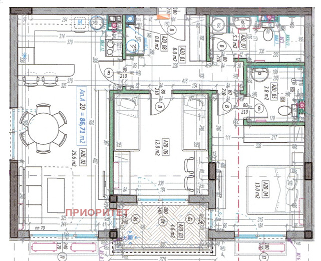 Продава 3-СТАЕН, гр. София, Малинова долина, снимка 6 - Апартаменти - 56255381