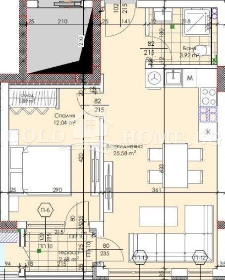 Zu verkaufen  1 Schlafzimmer Plowdiw , Trakija , 63 qm | 10792757 - Bild [3]