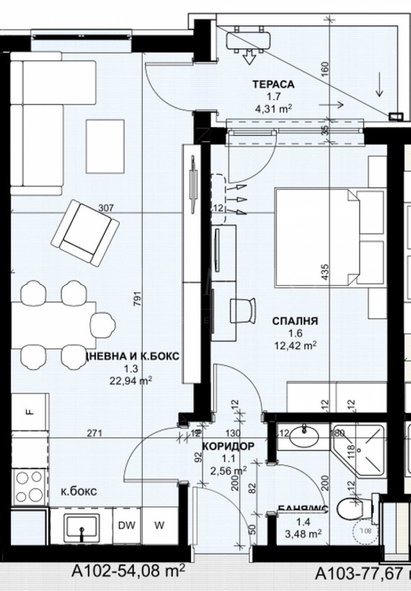 Te koop  1 slaapkamer regio Boergas , Ravda , 59 m² | 18609435 - afbeelding [2]