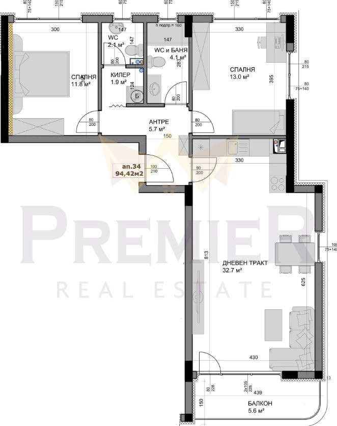 Продава 3-СТАЕН, гр. Варна, Владислав Варненчик 1, снимка 4 - Апартаменти - 50003617