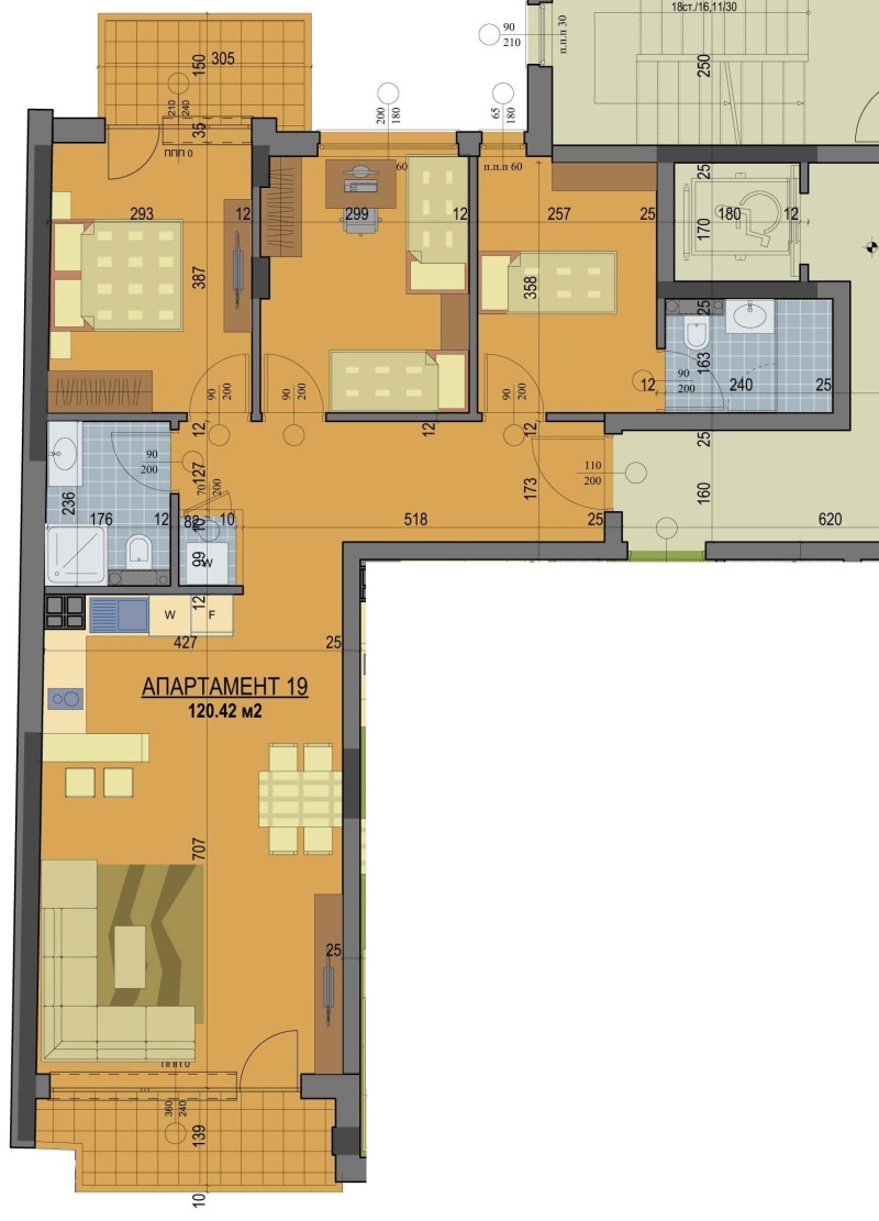 In vendita  3 camere da letto Sofia , Tsentar , 120 mq | 16293040 - Immagine [5]