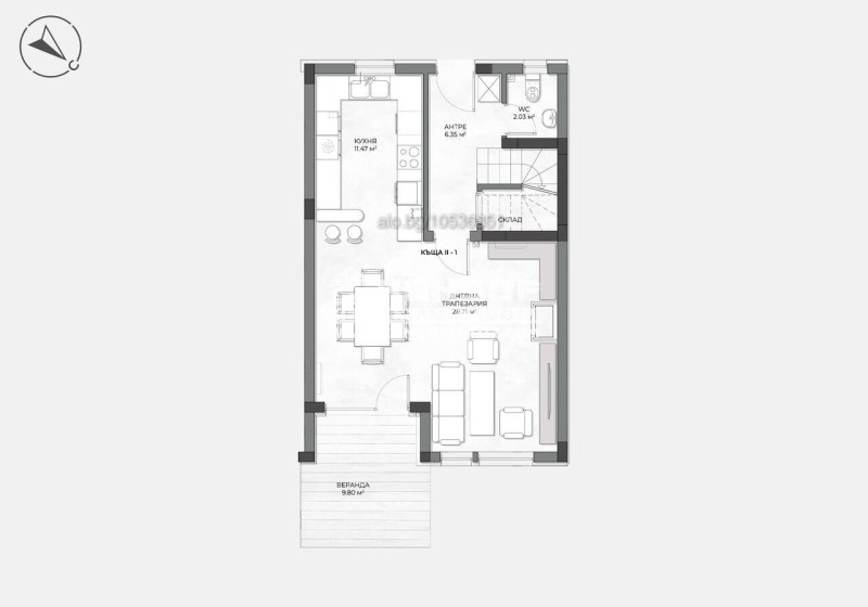 In vendita  Casa regione Plovdiv , Markovo , 165 mq | 72983929 - Immagine [12]