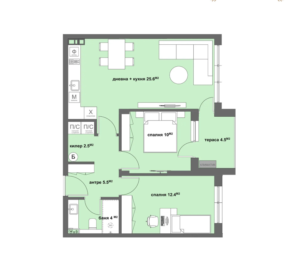Продава 3-СТАЕН, гр. Стара Загора, Център, снимка 3 - Апартаменти - 54448958