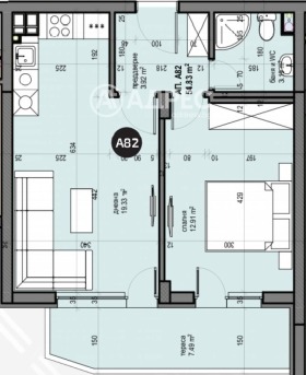 1 slaapkamer Ljulin 5, Sofia