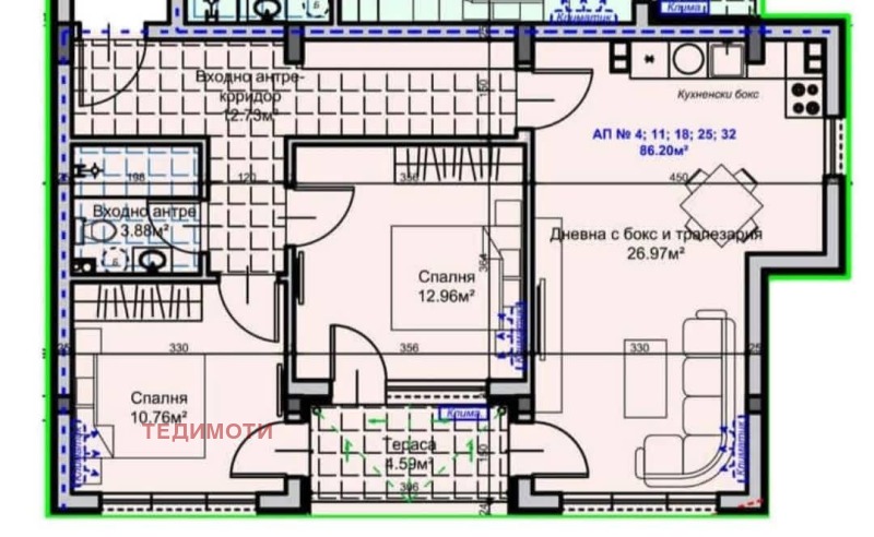 Продава 3-СТАЕН, гр. Стара Загора, Железник - център, снимка 2 - Апартаменти - 53069895