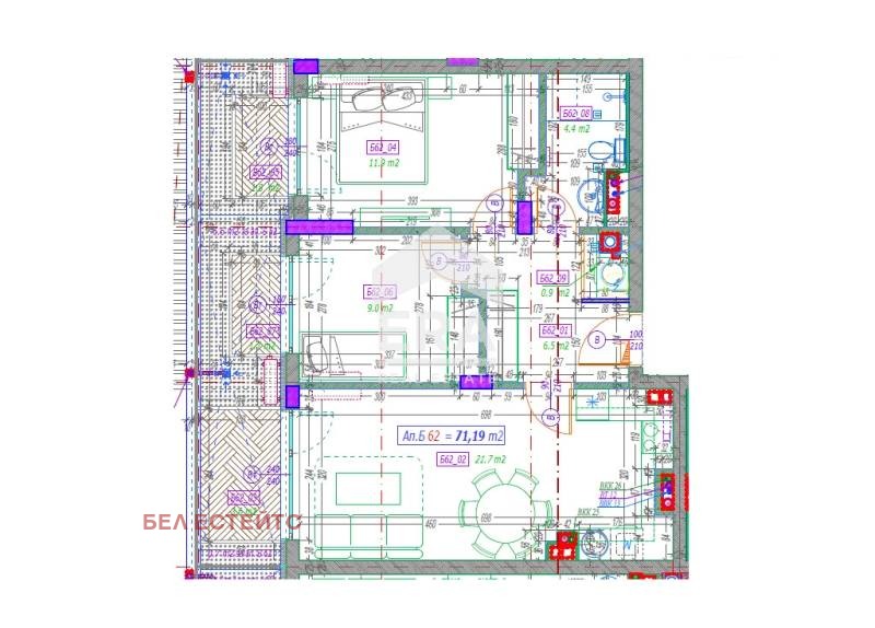 Продава 3-СТАЕН, гр. София, Малинова долина, снимка 3 - Апартаменти - 53493713