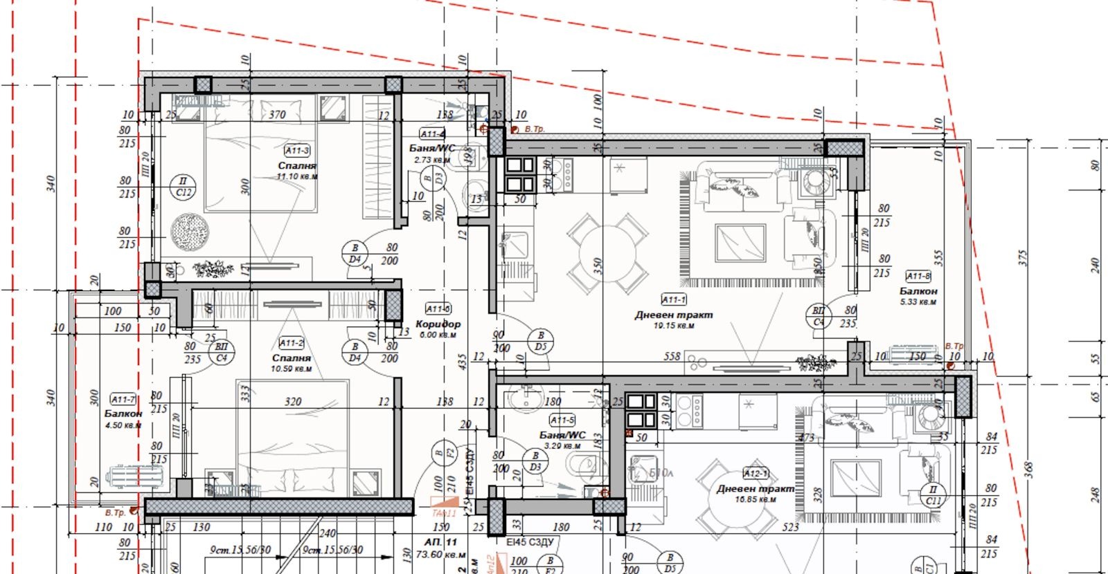 Продава 3-СТАЕН, гр. Варна, Бриз