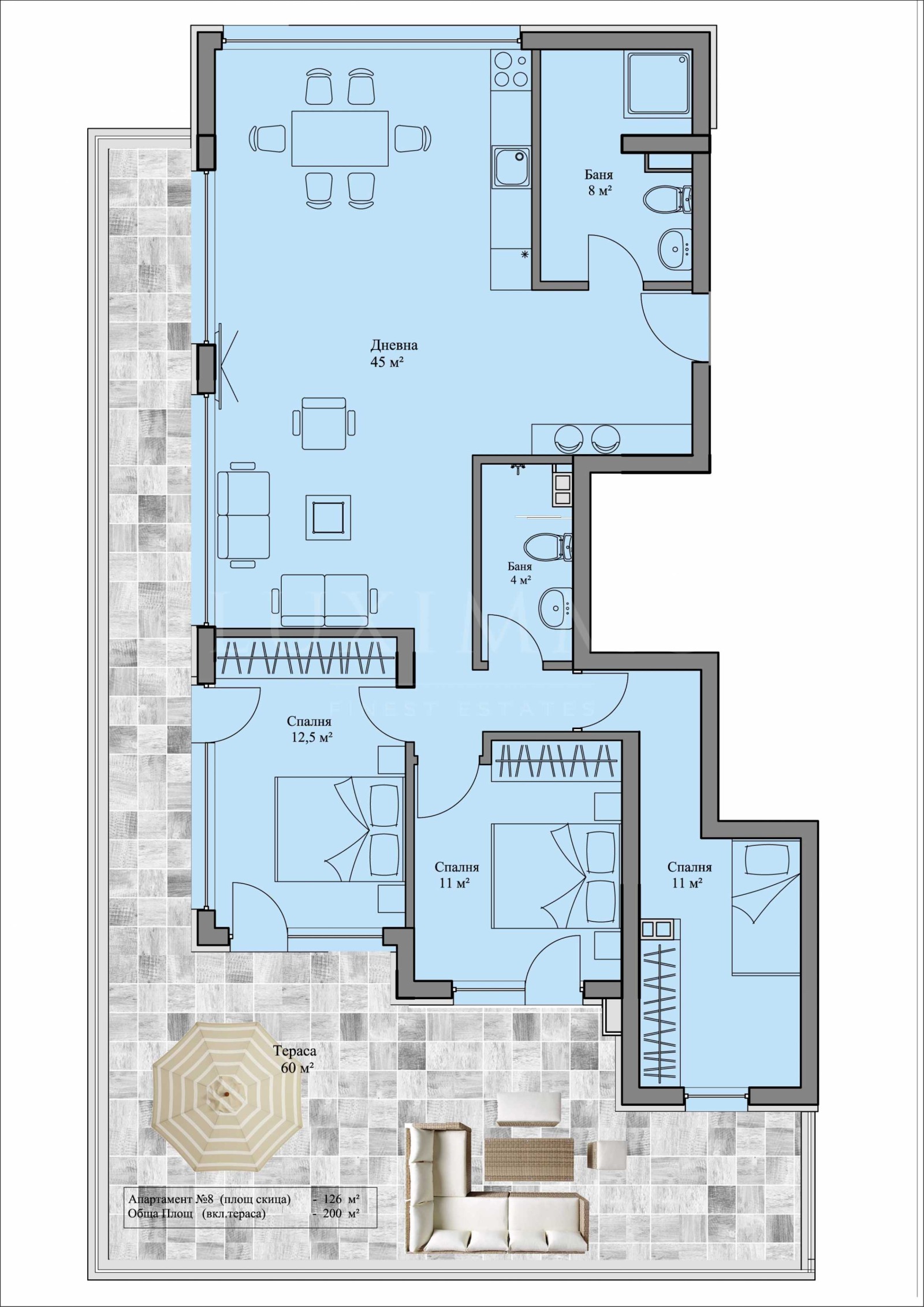 Продава 4-СТАЕН, гр. София, Бояна, снимка 12 - Апартаменти - 53732789