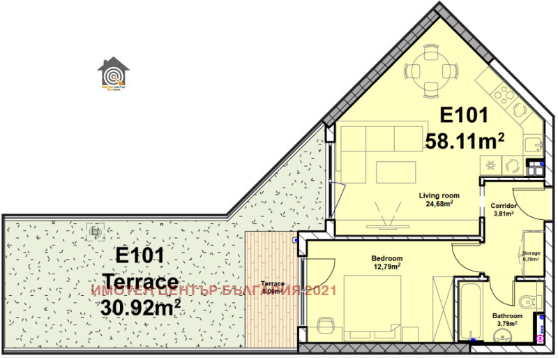 De vânzare  1 dormitor Sofia , Poligona , 71 mp | 27159299 - imagine [2]