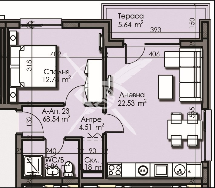 Продава 2-СТАЕН, гр. Бургас, Изгрев, снимка 2 - Aпартаменти - 48206805