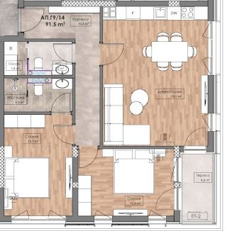 Продава 3-СТАЕН, гр. Пловдив, Кършияка, снимка 14 - Апартаменти - 53105264