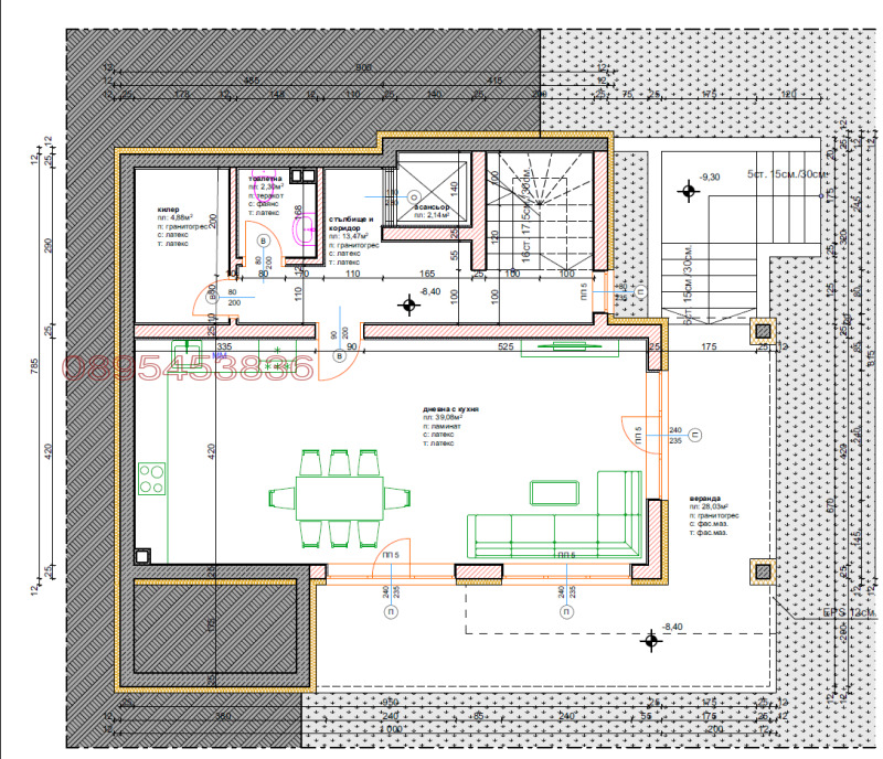 Till salu  Hus Blagoevgrad , Osvobojdenie , 383 kvm | 71303002 - bild [11]