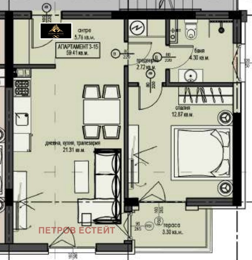 Продава 2-СТАЕН, гр. Велинград, област Пазарджик, снимка 5 - Апартаменти - 55232851