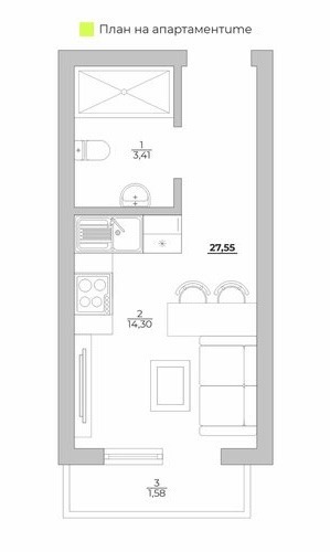 Продава 1-СТАЕН, гр. Варна, м-т Ален мак, снимка 8 - Апартаменти - 52891585