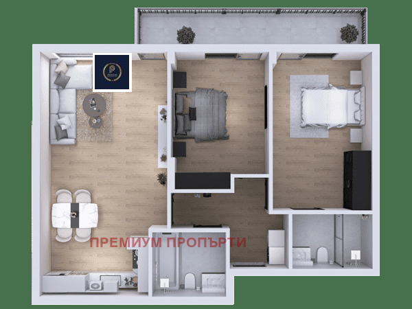 For Sale  2 bedroom Plovdiv , Hristo Smirnenski , 136 sq.m | 72614562 - image [3]